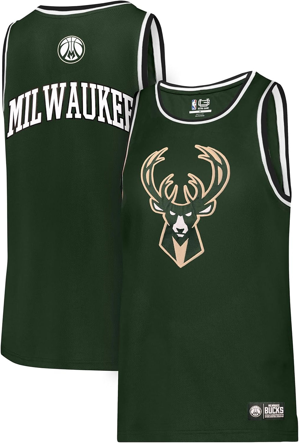 Thumbnail: Ultra Game Men's NBA Official Super Soft Jersey Tank Top Muscle T-Shirt