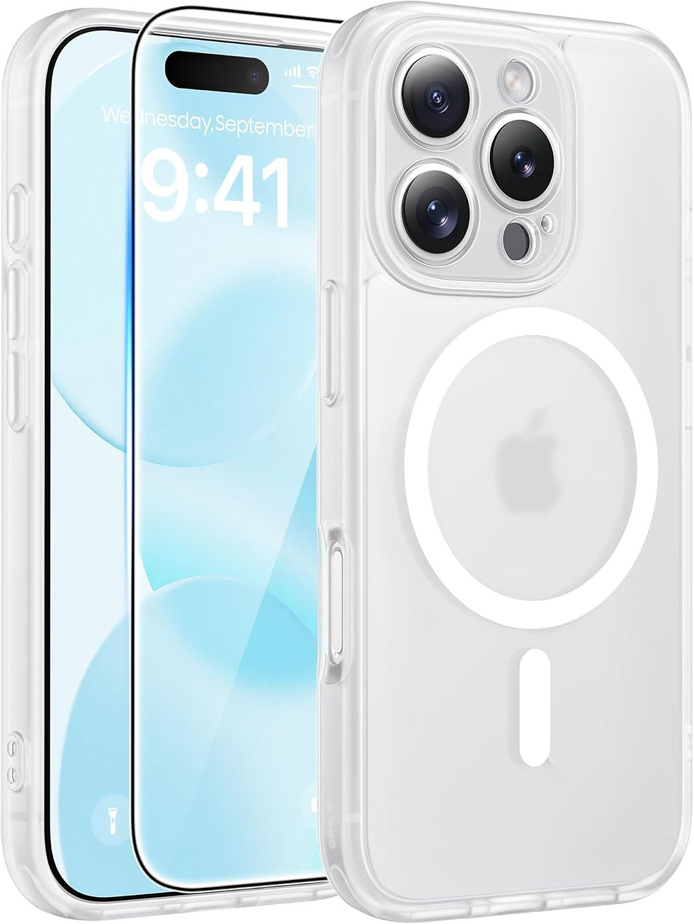 Thumbnail: FNTCASE for iPhone 16 Pro Case: [Compatible with Magsafe] Translucent Matte Cas