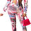 Thumbnail: Women's 2 Piece Outfits Pants Sets Sexy Floral Print Long Sleeve Button Down To