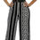 Thumbnail: Fixmatti Women Wide Leg Jumpsuit Button Up Sleeveless Long Leg Romper with Belt