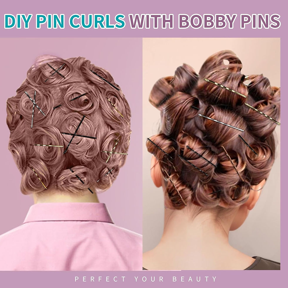 Thumbnail: Teenitor Bobby Pins, 250 Pcs 2Inch Bobby Pins Bulk for Women Girls, Silver, Bla