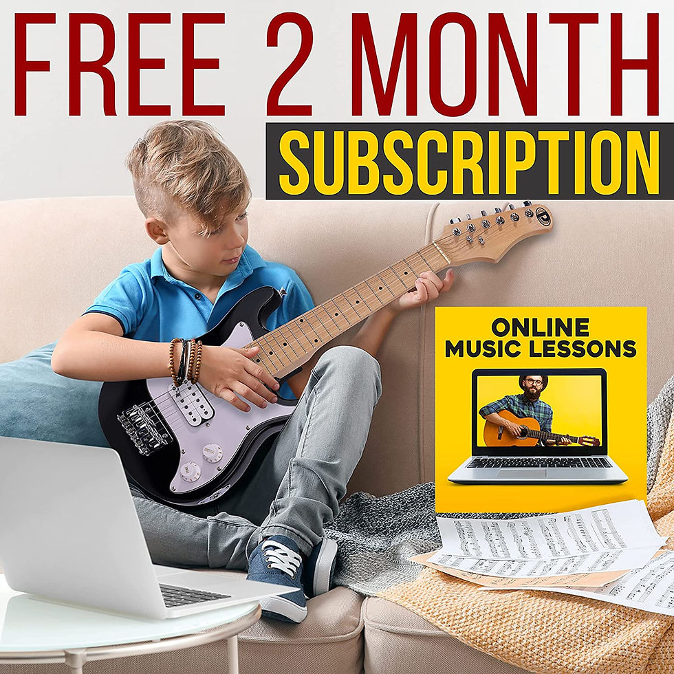 Thumbnail: Pyle Kids Electric Guitar Starter Kit with Amplifier, 30” Mini Instrument w/ 10