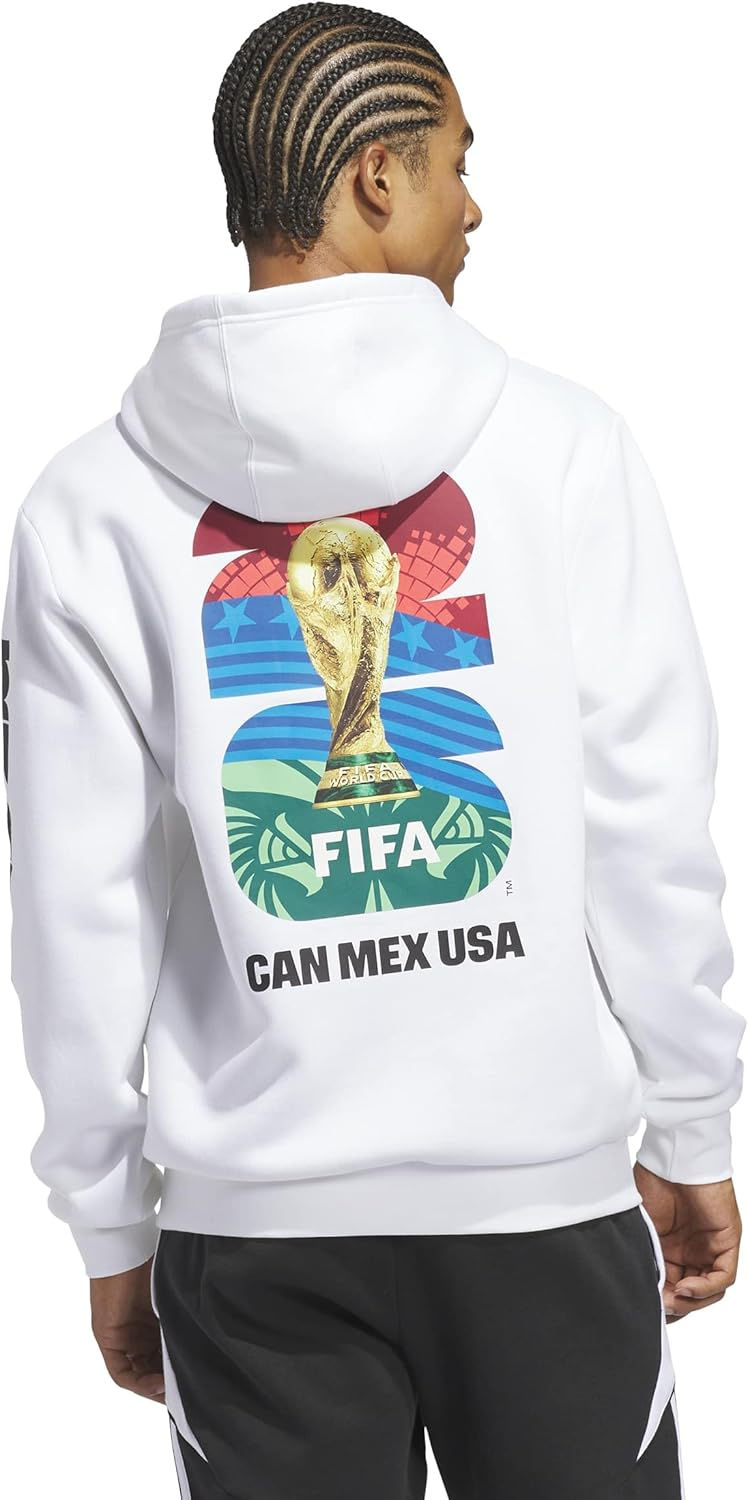 adidas Men's World Cup 26 Official Match Ball Graphic Hoodie