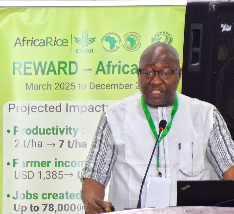 Dr Valentin S. Edgar Traoré : REWARD - AfricaRIce Project Coordinator