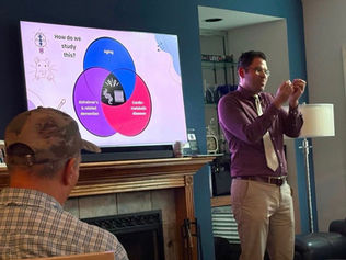 Dr. Palavicini speaks at the Alzheimer's Association's "An Evening to Support Alzheimer's Research" event 🧠