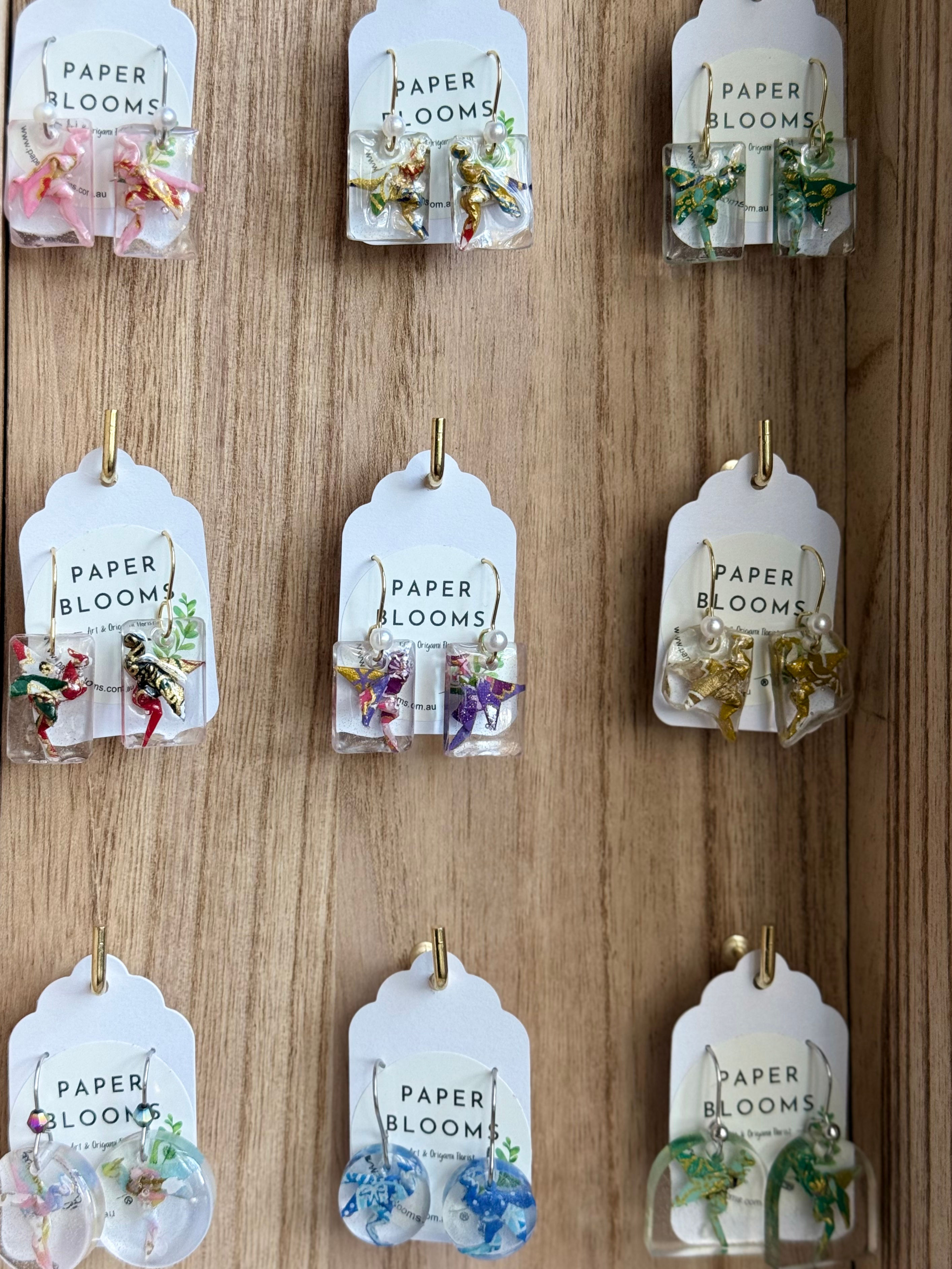 Dragon (mini resin enclosed) Earrings