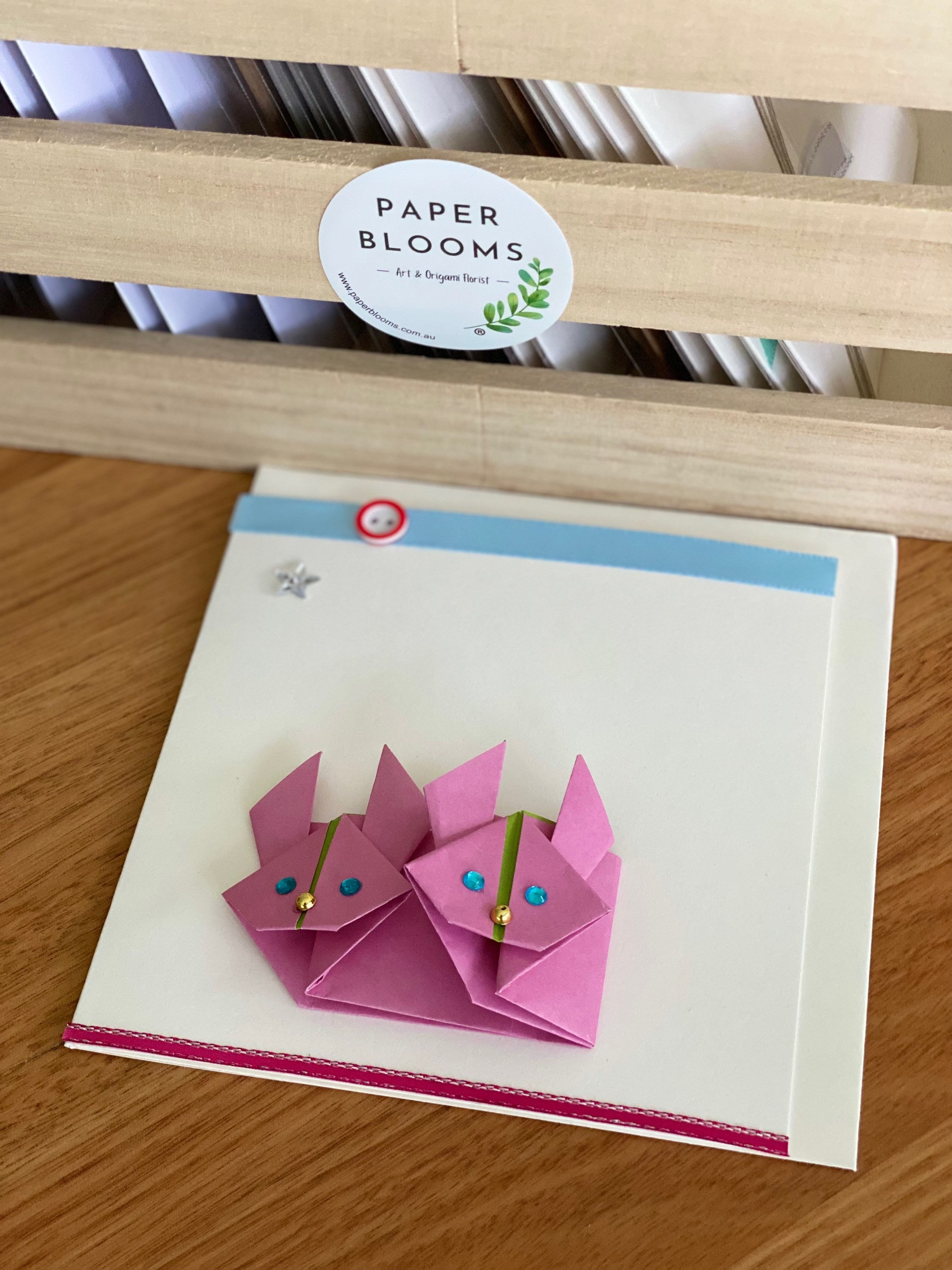 Special Double Bunny Card