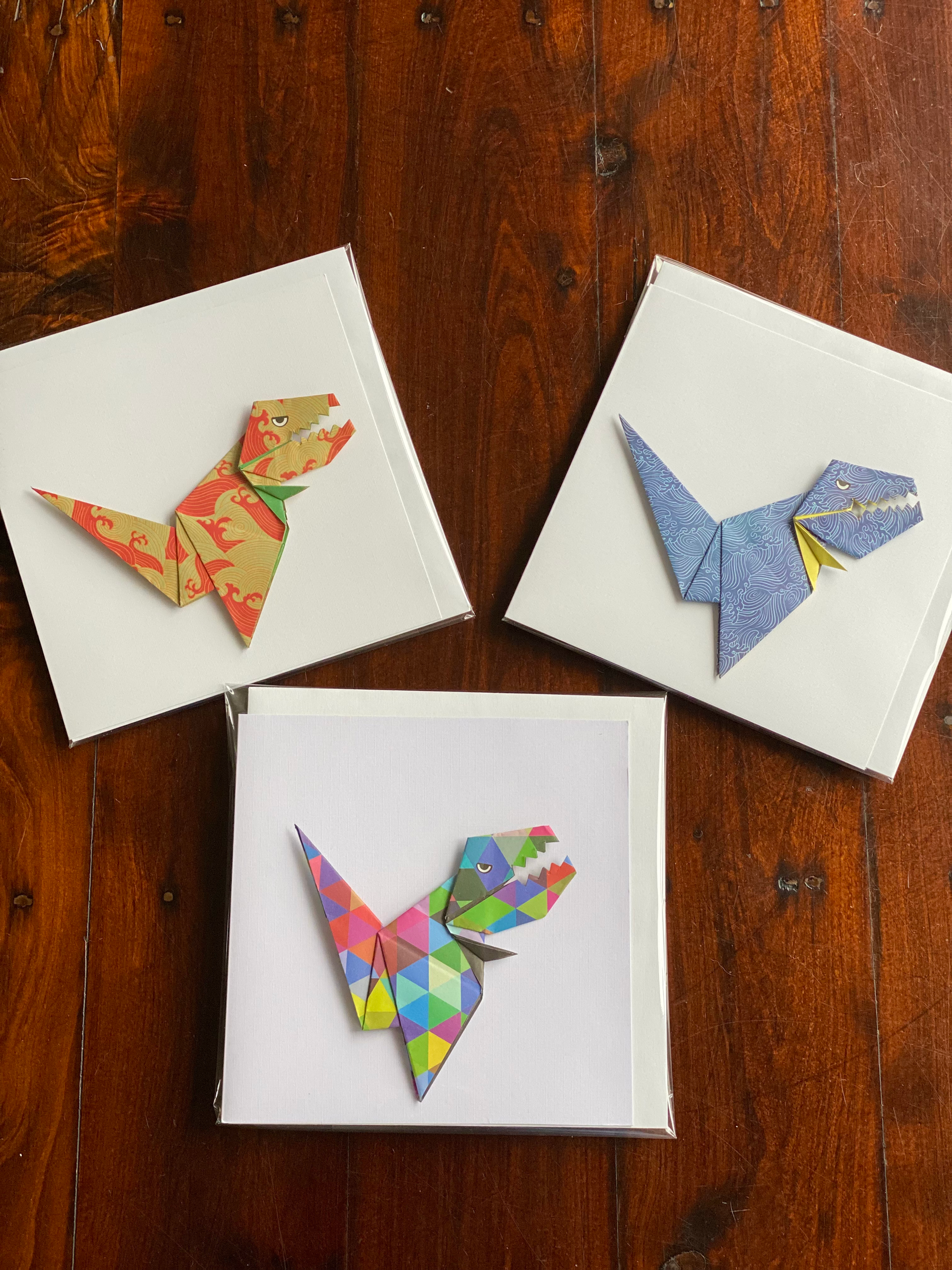 Dinosaur T-Rex Card (large)