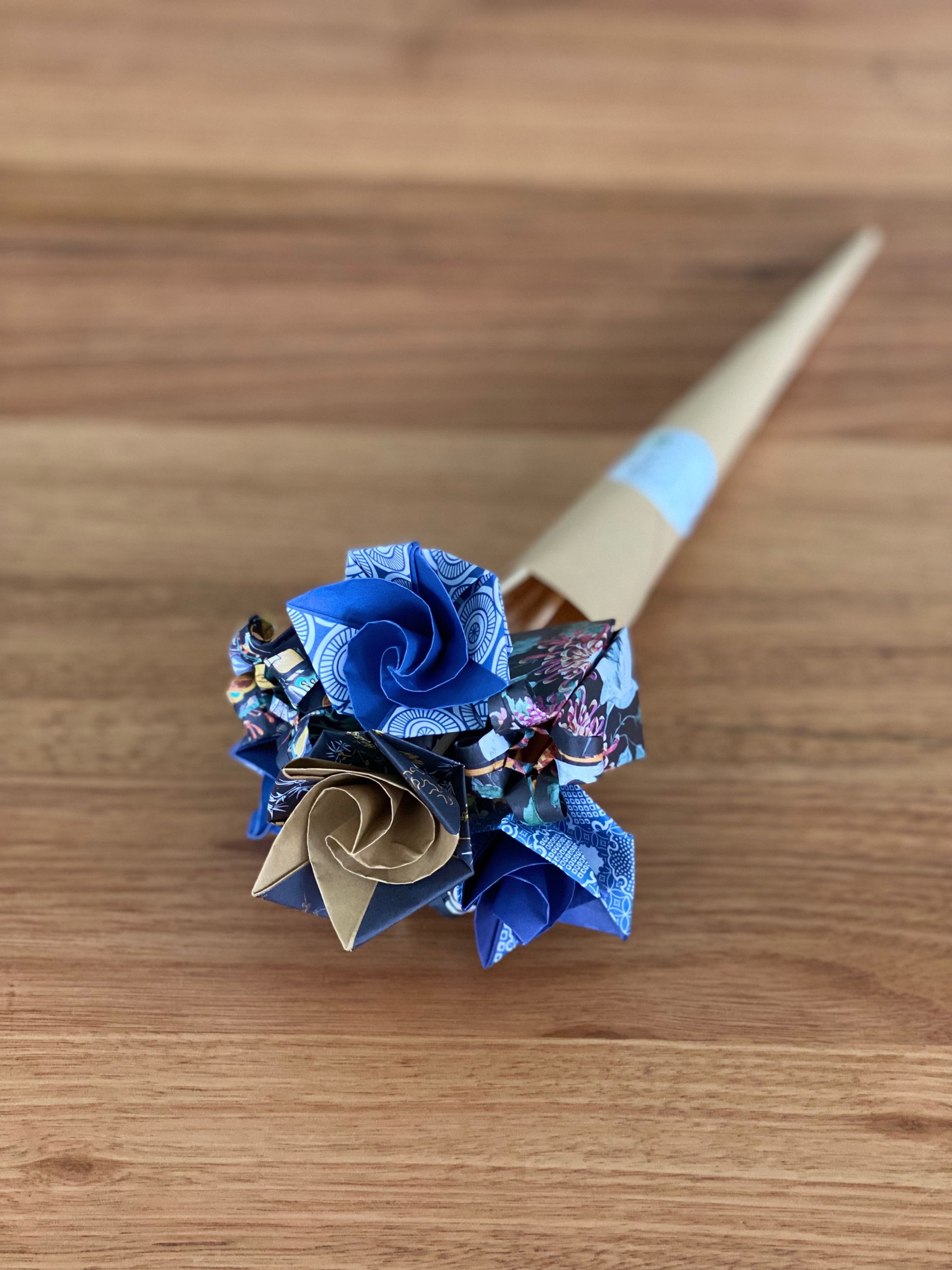 Blue & Black Bouquet 