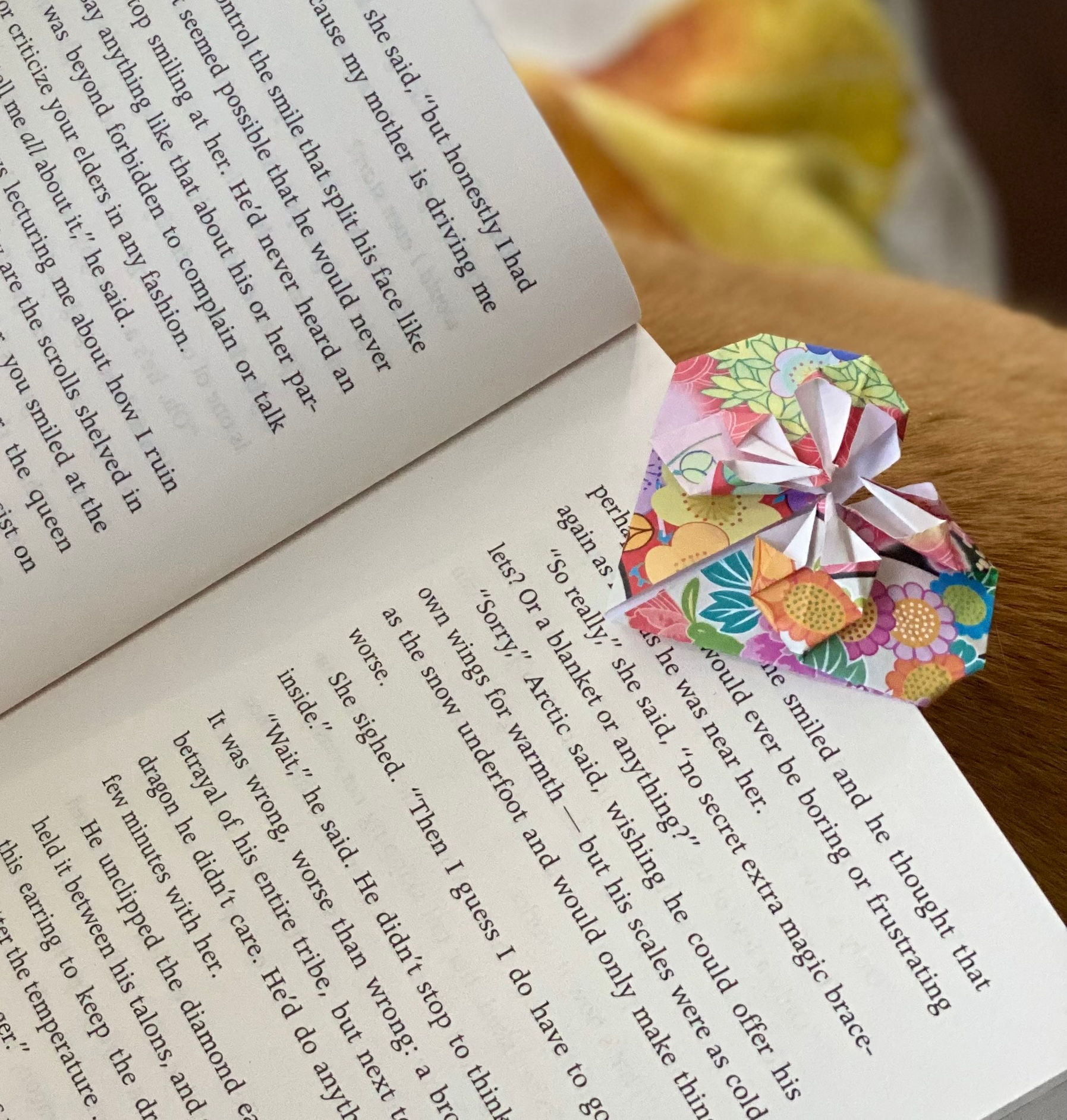 Floral Heart Bookmark