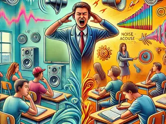 Em sala de aula - Menos barulho por favor!!!
