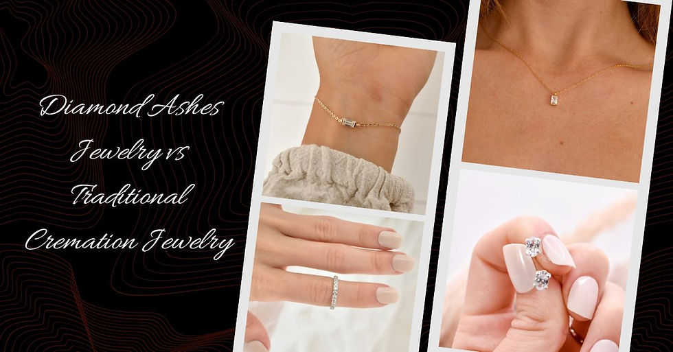 Diamond Ashes Jewelry vs Traditional Cremation Jewelry