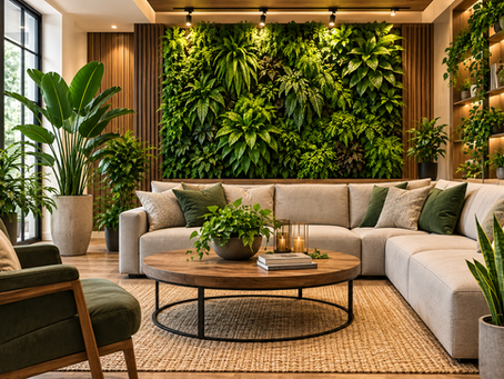 Interior Design Living Room with Plants: Modern Biophilic Ideas for Stylish, Healthy Homes