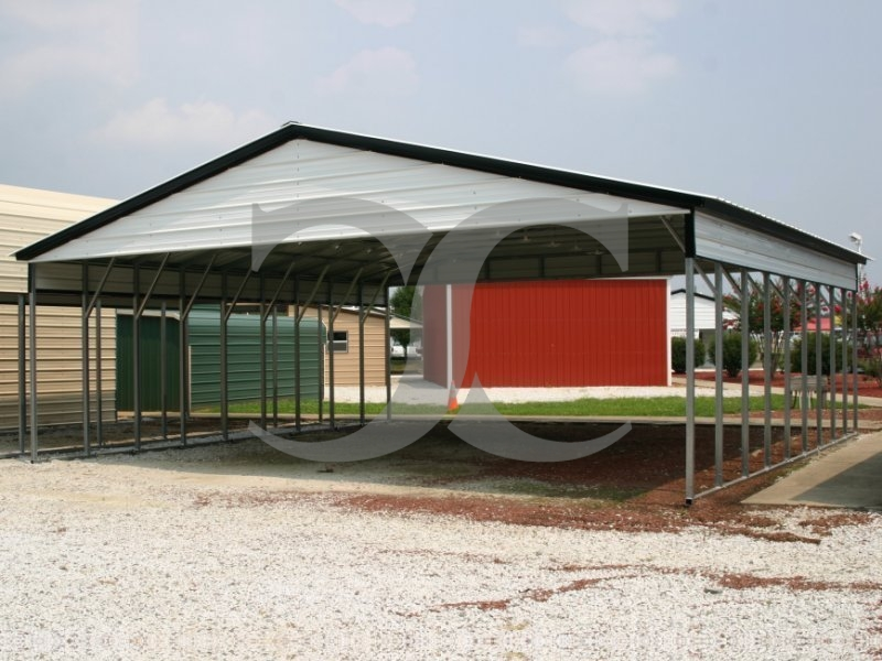 3 Car Carport With Storage