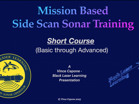 Black Laser  Learning Sonar Analysis Short Course