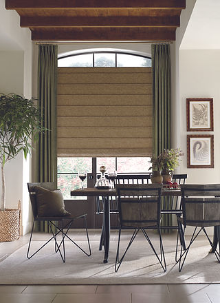 Beautiful woven wood shade