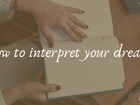 How to interpret your dreams