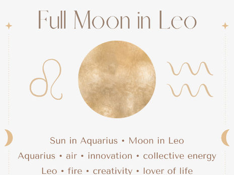 full moon in leo
