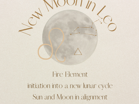 new moon in leo / lion's gate portal 88