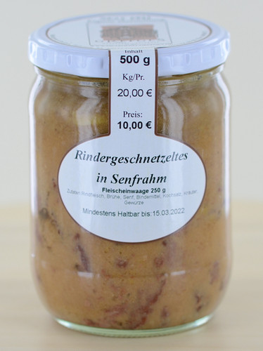 Rindergeschnetzeltes in Senfrahm | grefges