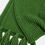 Thumbnail: LONG GREEN RIDDED-KNIT SCARF