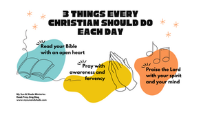 3 Daily Practices: Set Your Christian Heart on Fire for God