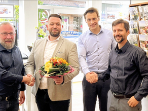 CDU Goch gratuliert CENTURY21 Vrella & Paufler Immobilien zur Geschäftseröffnung am Markt