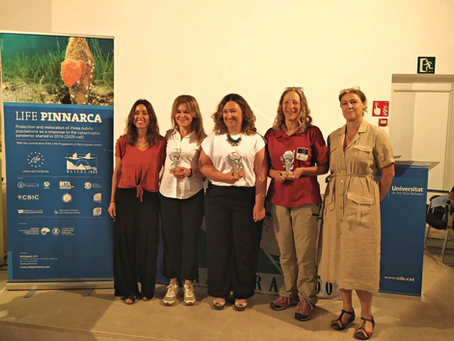 Delivery of the first 'Silver Pinnarca' mascot in Mallorca