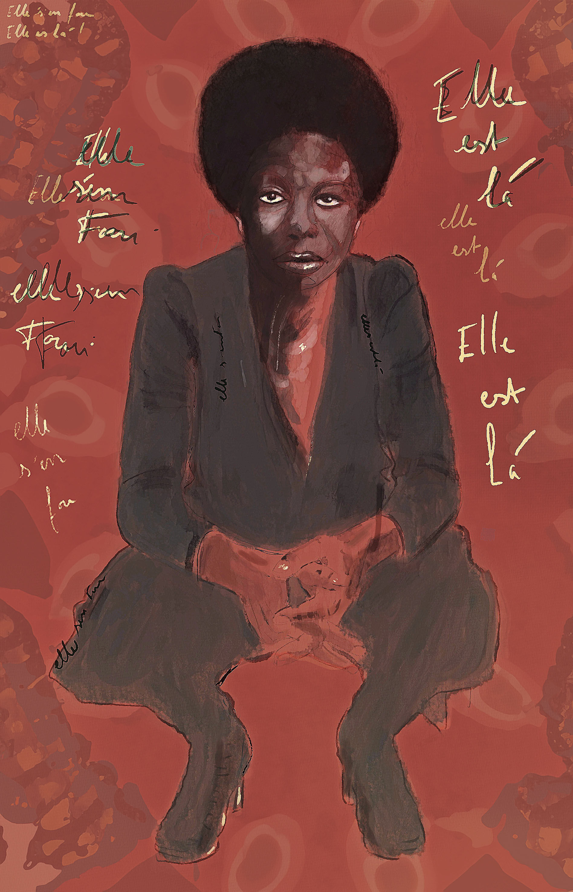 Tableau NINA SIMONE, la musique au service du combat