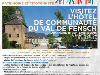 Le camion qui presse à la journée européenne du patrimoine.