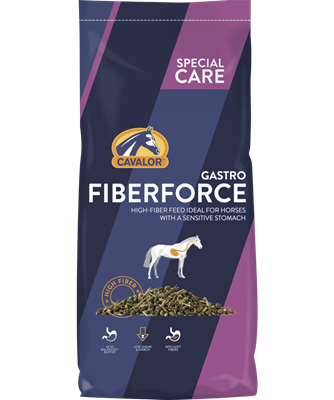 Cavalor FiberForce gastro – Mélange riche en fibres (faible sucre/amidon) 15 kg