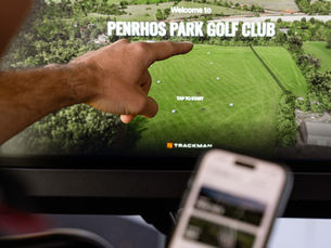 Trackman technology at Penrhos Park