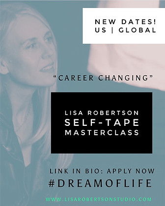 Premier Los Angeles acting coach Lisa Robertson teaches auditioning with self-tape and self-tape techniques in her in demand masterclass 