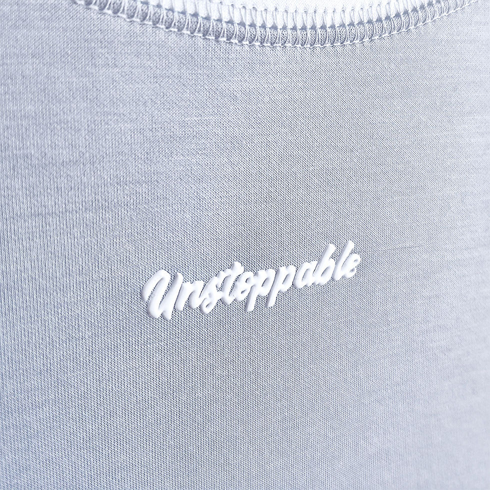 Thumbnail: Knit Short Sleeve Crop Top - Light Blue