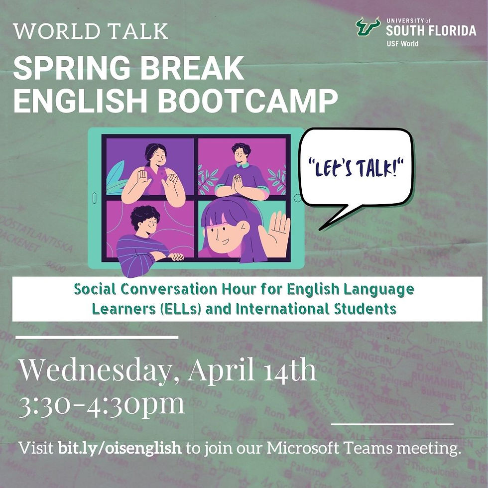 World Talk_Spring Break English Bootcamp-IG Feed