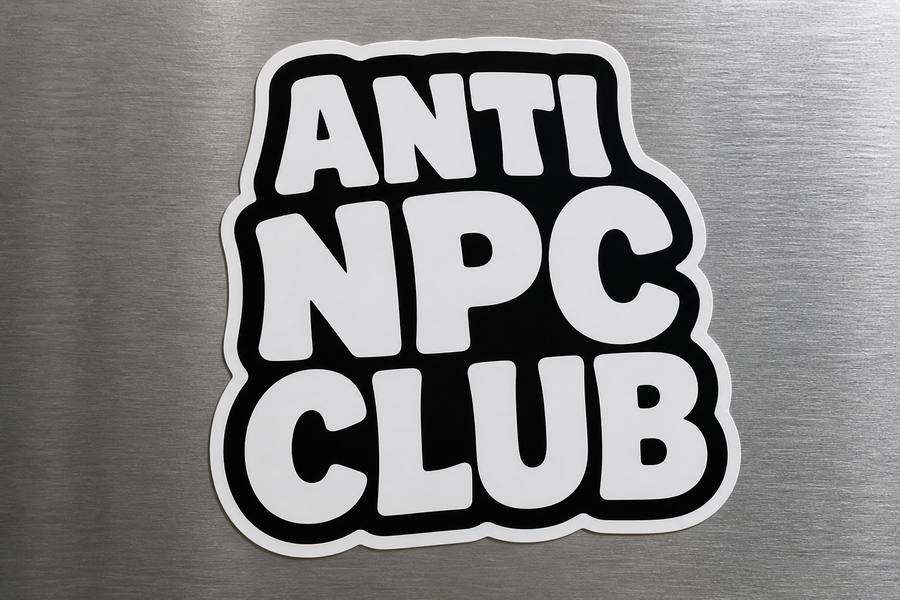 Anti NPC Club Bumper Sticker