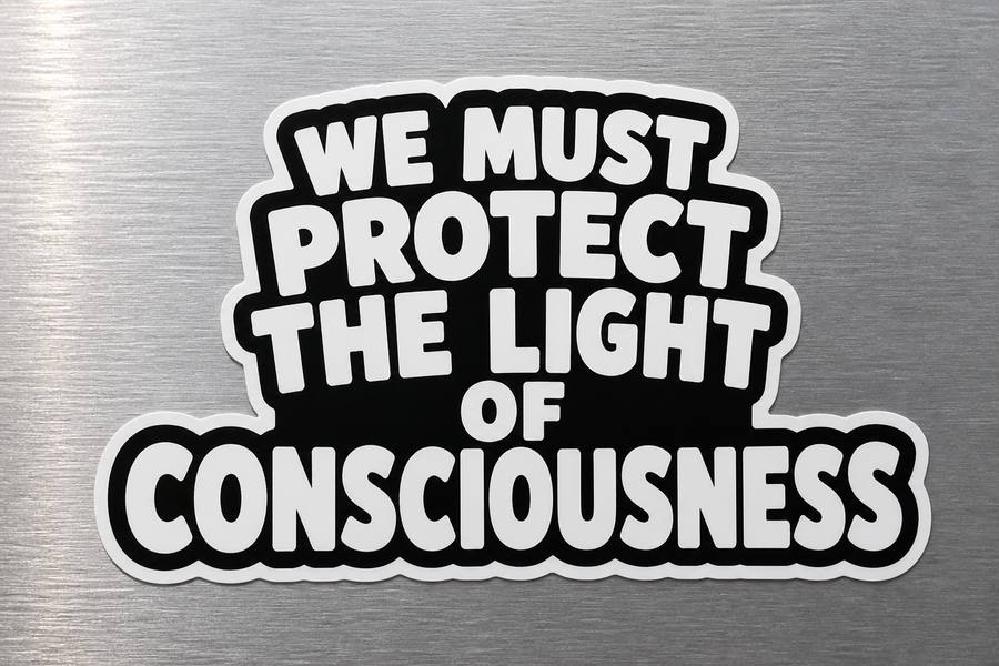 Protect the Light of Consciousness Bumper Sticker