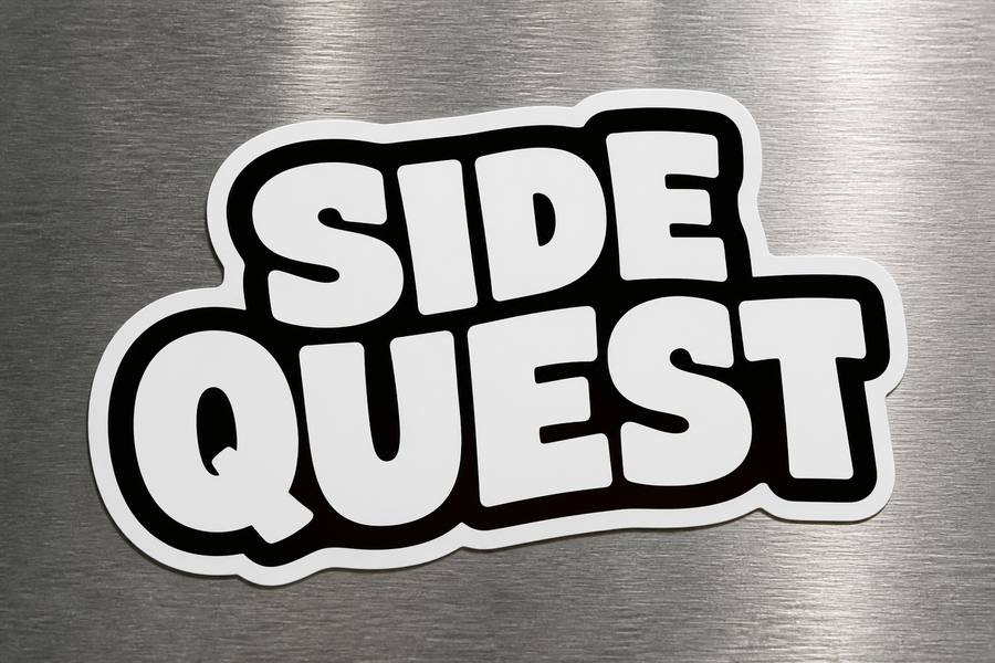 Side Quest Bumper Sticker