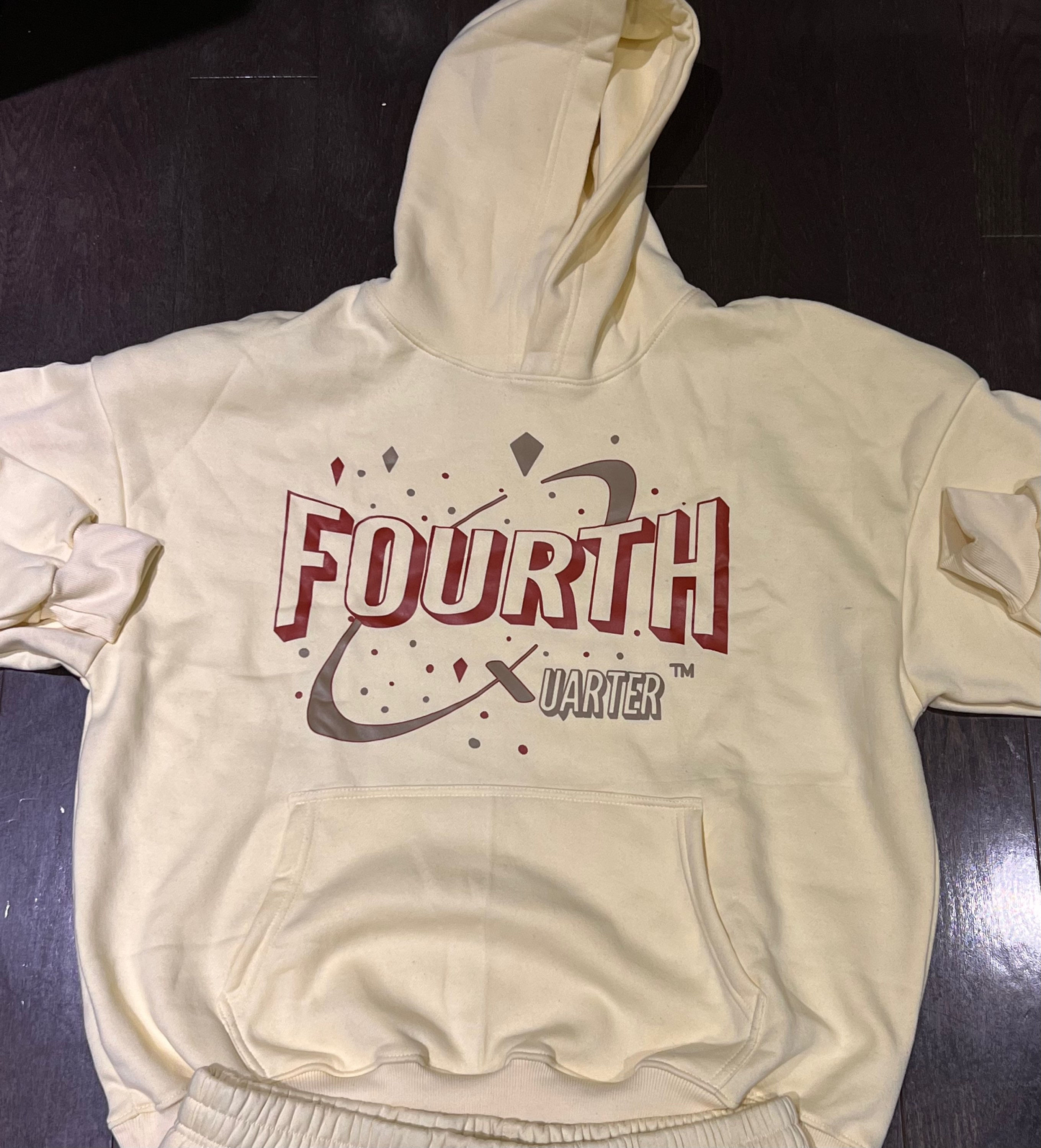 Heavy cream hoodie
