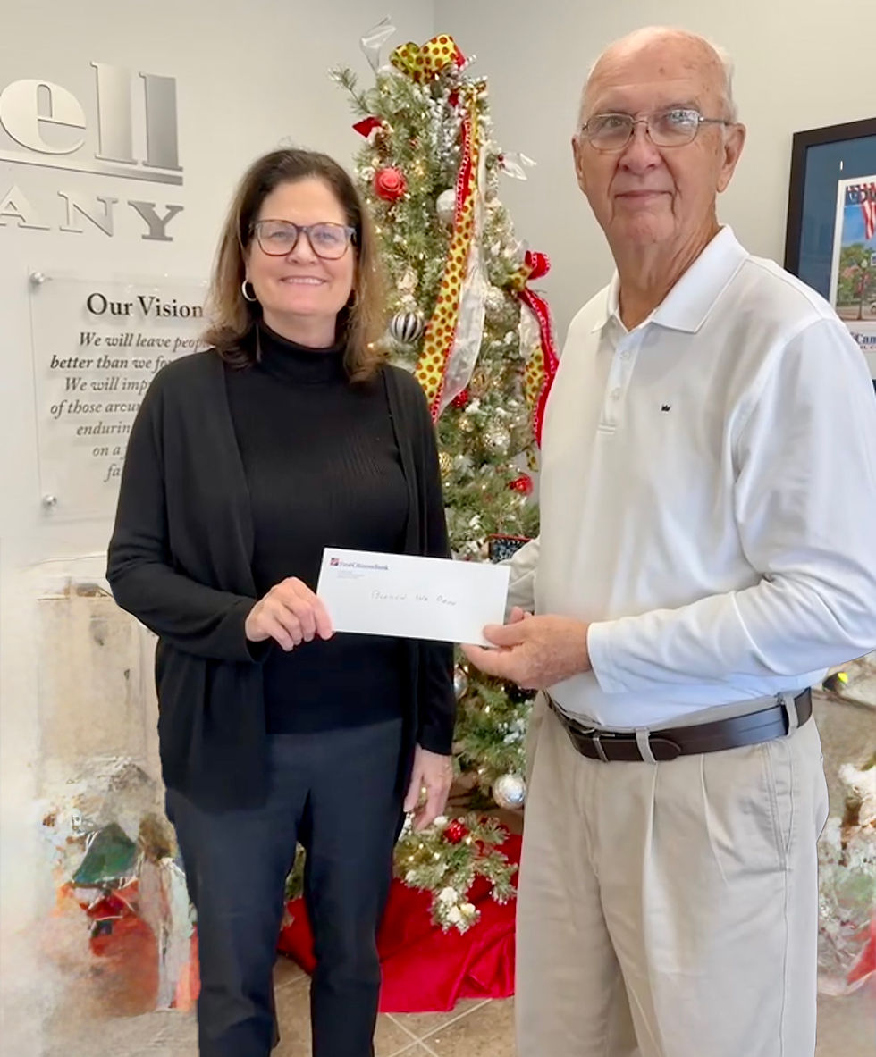 SFGA Donating to Bladen We Care, 2024