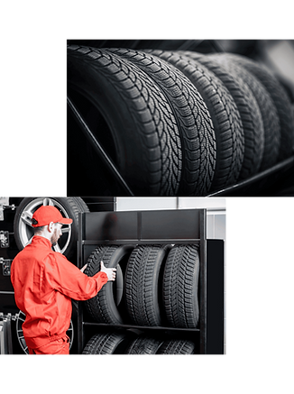 Mechanics Changing Tires