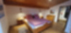 Schalzimmer 1 mit Doppelbett