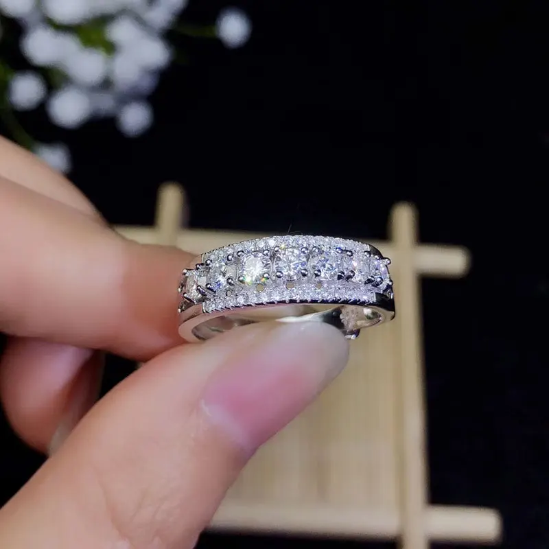 Thumbnail: Colife Jewelry Fashion Moissanite Ring for Daily Wear 7 Pieces 3Mm Moissanite Ri