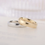 Thumbnail: Gold Plated Ring Colour Fashion Women'S Simple Couple'S Wedding Ring Engagement 