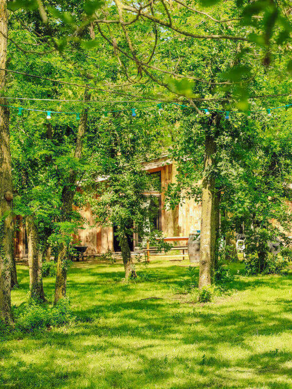 Porte ouverte au bois de l'utopie