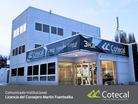 Comunicado Institucional: Licencia del Consejero Martín Fuentealba