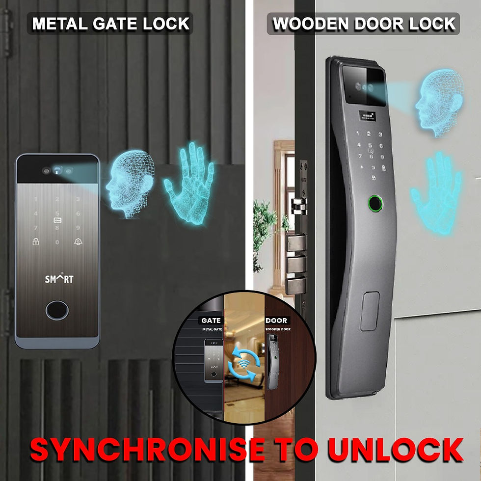 Thumbnail: Smart Digital Facial Lock A35 Bundle Synchronize Unlock