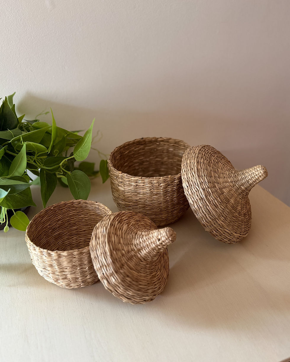 Thumbnail: SEAGRASS NESTING BASKETS