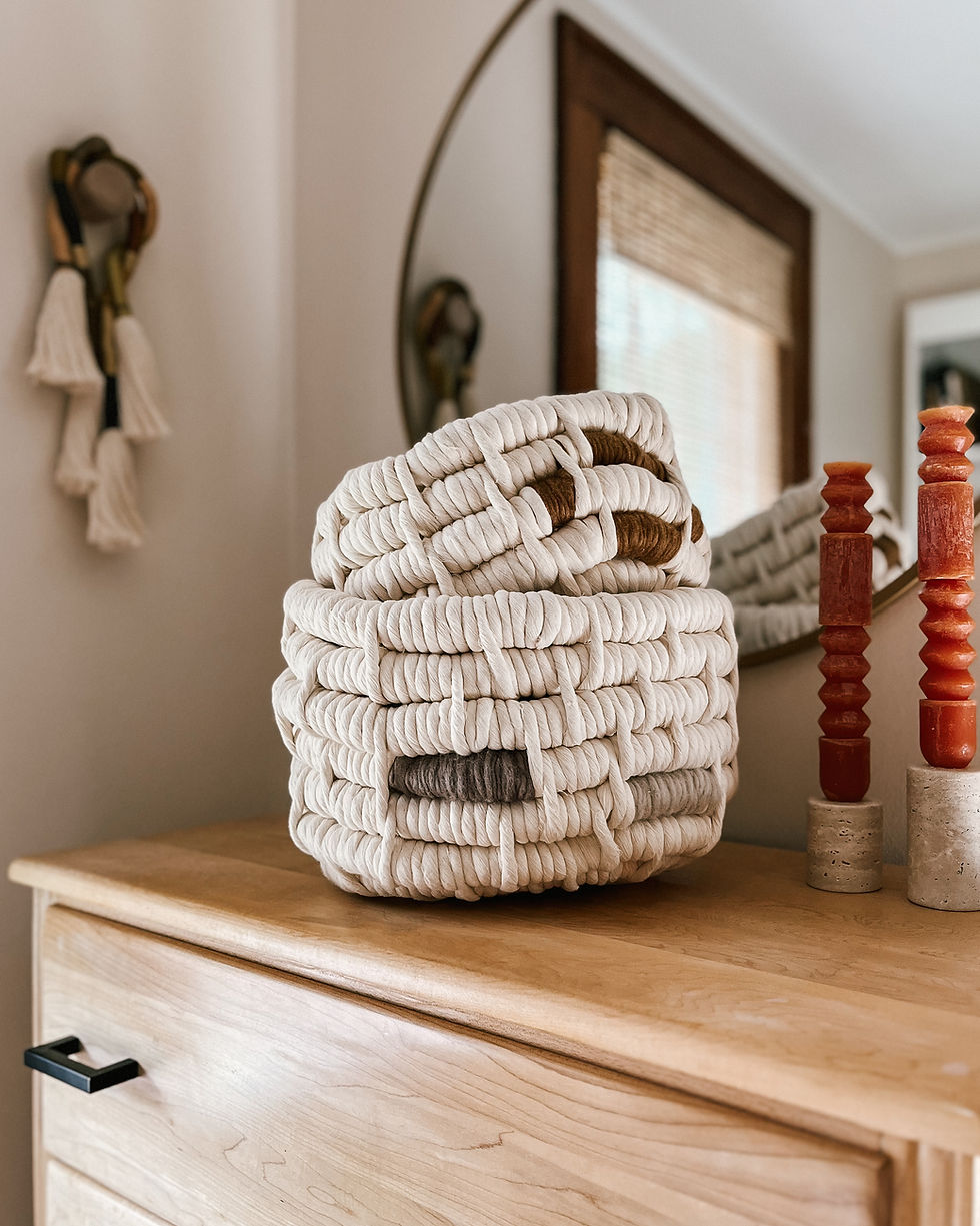 Thumbnail: NADIA woven basket — lg