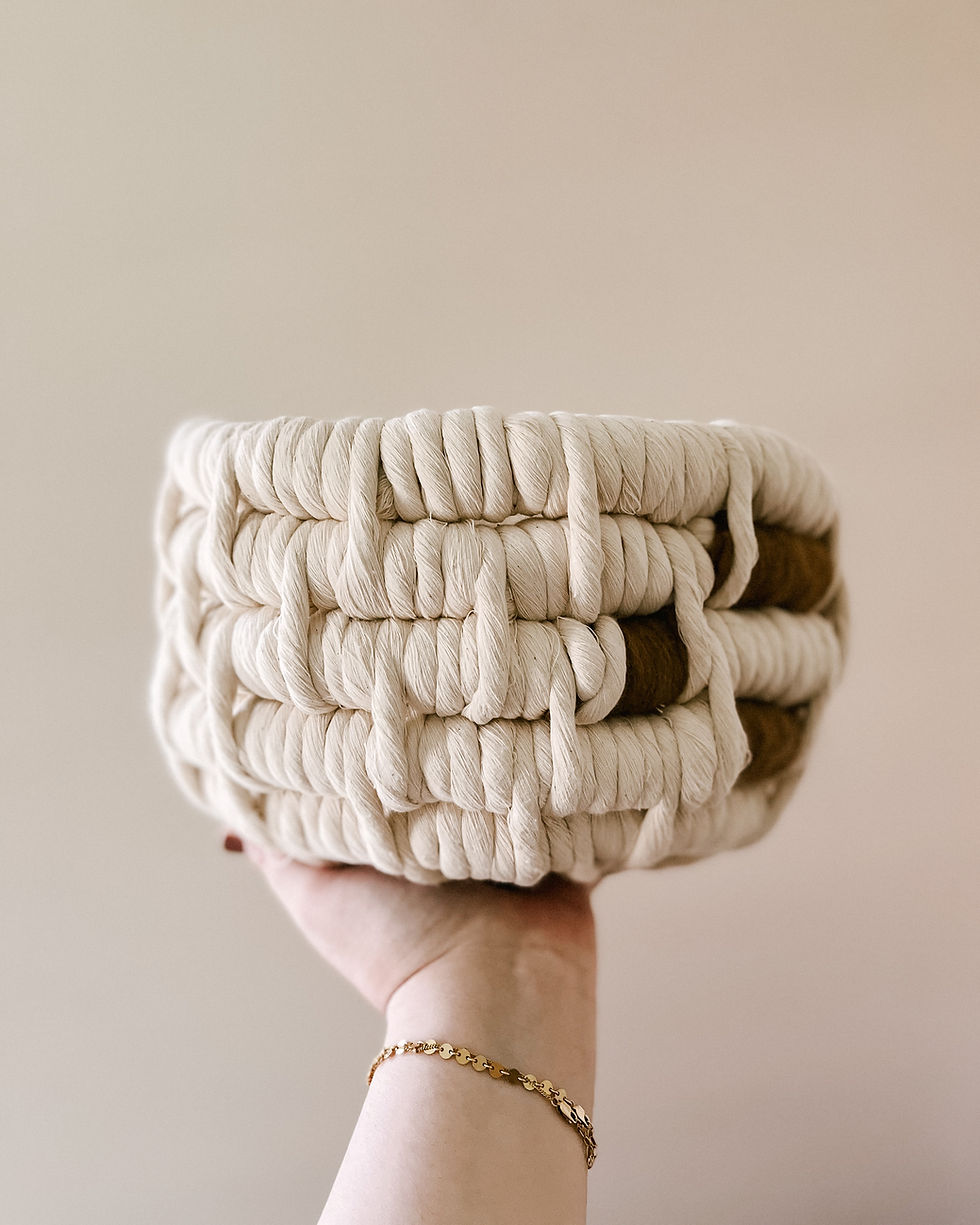 Thumbnail: NADIA woven basket — sm